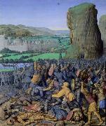 Jean Fouquet The Battle of Gilboa, by Jean Fouquet Sweden oil painting artist